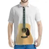 Polos pour hommes de guitare dessin animé Polo Polo