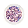 Diamantes com brilho de unhas Reflexão em pó de partido deslumbrante decoração de artes de açúcar em pó cromo pó de poeira brilhante