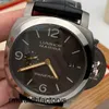 Montre-poignet montre Panerai Titanium Metal Luminor Series PAM 00351 Watch 44mm Clock Mens Watch Mechanical Watch