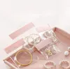 Pink Anti-Oxydation Transparent Bijoux de rangement Collier Bracelet Bracelet Pack Pack Auto-Sceal Sceling Scelange Sachets