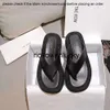 Raden Flip-flop 2023 Nya raden High Rise Matsuke Sole Leather Thick Sole Herringbone Slippers for Women's Extern Wear JW69