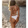 Sexy Strappy Girls Swimsuites Swimwear Women Women High Caist Biquini Badeanzug Biquini Brasileiro Beach Desgaste 2106249937282