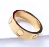 Band plaqué Gold Ring Love Designer Bijoux Luxury Diamond Mens Womens Plate Engagement Engagement Wedding Multi Size Christmas Classi4916735