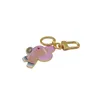 Fashion Flower Doll Keychain Classic Cartoon Key Chain Cute Bag Pendant Accessories Luxury Women Men Par Keyring Mascot CAD24050804