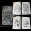 EST tatouages illustré par God Monkey Dragon Dragon Snake-like Culte Crane Full Back Flower Arm Modèle traditionnel Book A4 240423