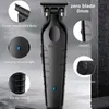 Elektrische Shavers Kemei 2299 Professionele elektrische kapper haar Trimmer voor heren baard Haar klipper snoepereloos haar snijmachine oplaadbaar0mm T240507