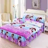 Bedding sets Bedding Set Bed Linen Cartoon Winter Thickened Velvet Four-piece Flannel Coral Polyester Bed Sheets Comforter Bedspreads J240509