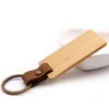 Wholesale 20Pcs Wooden Dog ID Tag For Pet Name Tags Laser Blank Keychain Rectangular Key Ring Pendant Paint Women Men 240508