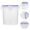 Opslagflessen praktische havermoutcontainer lekbestendige yoghurt cup ontbijt deksel plastic containers
