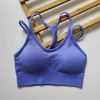 Mutandini attivi Sexy Beauty Back Yoga Bra Bra Sport Sports Bra Women che corre in bicicletta per ciclismo Cinta imbottita Brassere Fitness Fitness Workout Gym Top D240508