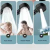 Bathroom Shower Heads High Pressure Shower Head Water Saving 3 Modes Shower Heads Adjustable One-Key Stop Water Massage Sprayer Bathroom Accessories