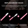 Makeup Brushes 300 Pcs Lip Brush Replacement Head Replacing Heads Gloss Eyeshadow Applicators Replaceable Lipstick Supplies Accessories