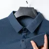 VIP Link2 Asian Sizes Golf shirt Summer Mens Lopup Hollow Shortsleeved Polo Shirt Ice Silk 240430