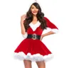 Outfit yoga Fashion Miss Claus Dress Suet Women Women Christmas Fancy Party Sexy Babbo Natale Outfit con cappuccio Sweetie Cosplay Costumi5136887