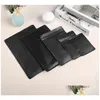 Packing Bags Wholesale Resealable Coffee Herb Powder Zipper Pack Bag Smell Proof Flat Pouch Matte Black Small Aluminum Foil Zip Lock M Otdrj