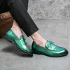 Chaussures décontractées hommes habillage des affaires formelles Green Italien Mayba British British Logs Size 38-48