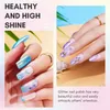 Гель ногтевой гель Makartt Plice Set Glitter Pearl Kit 6 Colors Rainbow 8ml Pink Blue Sliver Mermaid Soak от Q240507