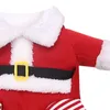 Abbigliamento per cani carino Babbo Natale abito vestiti con cappello Cat Dress Up Christmas