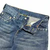Jeans pour femmes y2k harajuku hip hop motif de chauve-souris brodé et pantalon baggy bleu rétro hommes femmes