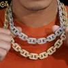 2024 BEST SPRZĘTA biżuterii Foxi Hip Hop Miami Cuban Link Chain Mens 14K Gold