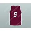Aangepast elke naam elk team Patrick Mahomes 5 House High School Wildcats Maroon Basketball Jersey All gestikte maat S-6XL topkwaliteit