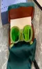 0517 Lunettes de soleil ovales minces pour femmes hommes fluorescents fluorescents verts verts verres mode lunettes de soleil ovales verres de lunettes neuves avec box1474072