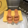 Designer-Slipper Strand Mode Sandals Marke Flats Sommer Zwei F Ausschnitt Design Slip-Flip-Flops Trend Luxusdiashow Herren- und Frauengrößen 35-42