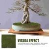 Fleurs décoratives Grass artificiels Tourbe de mousse réaliste Fake Lawn Accessoires Micro Landscape Scene