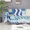 Couvertures textiles ville ins moderne de canapé minimaliste serviette géométrique motif de canapé motif de canapé automne couverture de jet confortable