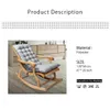 Almofada de reclinável almofada de cadeira de balanço confortável de cadeira