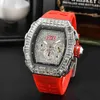 2024 Man Tian Xing Series Mens Guarda Six Nego Wine Barrel Quartz