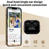 2024 Nuevo modelo yx28 auriculares tws mini deportes visualización digital Earbuds Earbuds a todo color táctil ANC Ruido Auriculares de baja retraso