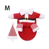 Abbigliamento per cani carino Babbo Natale abito vestiti con cappello Cat Dress Up Christmas