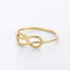 Eheringe Skyrim Frauen Infinity Ringe 2024 Trend Edelstahl Gold Farbe Finger Ring Mode Hochzeit Schmuck Zubehör Liebhaber Geschenk