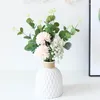 Vase1 PCS Water Ripple Plastic Vase Vase Wave Flower Pot Ardanceホームリビングルームデスクトップ装飾