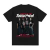 S nowy zespół rockowy Tokio Hotel muzyka graficzna T shirt mężczyzn Kobiety Hip Hop punk gotycka T-shirt Pure Cotton OversizeS-Short Sleeve T-shirt J240506