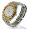 Designer Audemar Pigue Watch Royal Oak Apf Factory Unpolished Royal Oak 14790SA 36MM White Dial 18K Yellow Gold Two