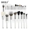 Make-up-Bürsten Beili Kosmetische Pinsel-Set 24-42 Teile mit Material der Wassergriffe Pulver Basis Blusher Lidschatten Q240507