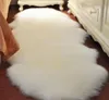 Tvättbar mjuk konstgjord matta med fårskinn päls golvmattor imitation ull matta för barn rum matta för vardagsrumstolstol täckning 21188713