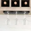 Wijn keukenglazen wandbevestiging accessoires houder stengel classificatie hangende glazen cup rek punch-vrij kast organizer bord