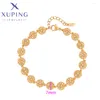 Bracelets de liaison xuping bijoux Arrivée style mode Unique Fu Character Forme Gold Couleur pour femmes Girl Christmas Gift X000695329