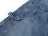Nowe dżinsy High Street Dżinsy Niebieskie dżinsy imprezowe dżinsy sportowe Koreańskie wersję dżinsy High End i atmosferyczne dżinsy od słynnych marki plażowe dżins
