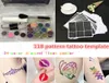 Ishowtienda Tatoo Tattoo Tattoo Tattoo Tattoo Body Painting Kit Brosses Glue Grecats Tatoo pour 5134847