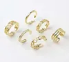 6pcs Anello di punta regolabile in oro per donna nodo inferiore nodo inferiore Knuckle a coda aperta a coda aperta Hawaiian Foot Jewelry6218086