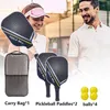 Pikleball Paddles Zestaw 2 powierzchni włókna węglowego CHS polipropylenowy rdzeń przeciwpoślizgowy Absorbing-Absorbing Grip 4 Pickleb 240506