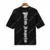 PALM PA 24SS SUMME LETTRE IMPRESSION LOGO T-shirt Boyfriend Gift Gift Loose Hip Hop Unisexe Lovers à manches courtes Style Tees Angels 2085 VVE