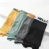 Underpants 3pcs Men Mutandine Shorts Shorts Ice Silk Mens Underwear Mash Mesh Underpants Maschio Solpes Sexy Shoxer L-4XL Y240507