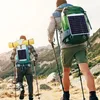 Portable Solar Panel mit zwei USB -Panel, die für Mobiltelefone geeignet sind, die Outdoor Camping -Stromversorgungsbanken aufladen.