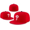 Phillieses- P Lettere Baseball Caps Unisex Sports Bone Hip Hop Golf Casquette Gorras Men Donne Swag Adult Aadulto Full Aioned Capone