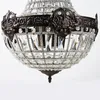 Kroonluchters Europa Retro Lustres Royal Empire Big Crystal Lamp Modern vintage kroonluchter lichten El woonkamer slaapkamer plafond